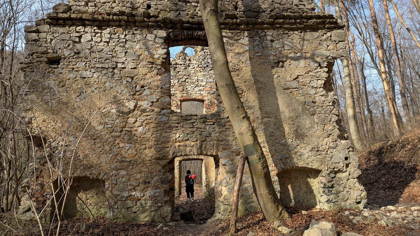 Ruiny furty klasztornej w Czernej