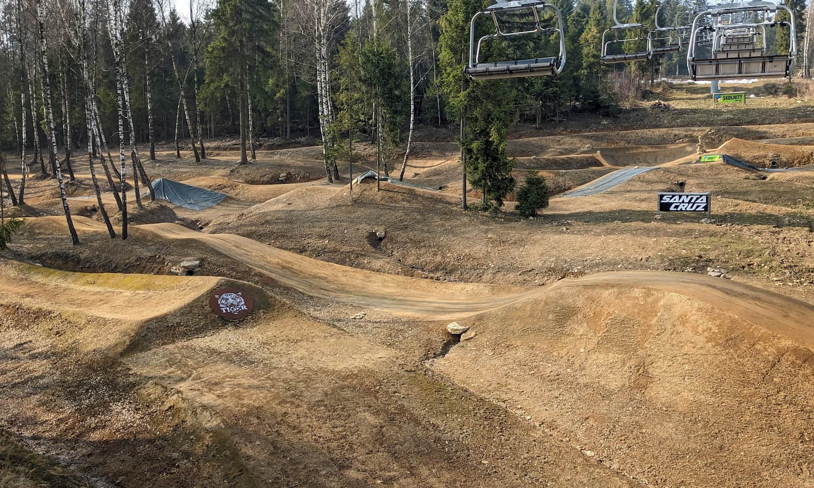 Skolnity: trasy rowerowe downhill w Wiśle