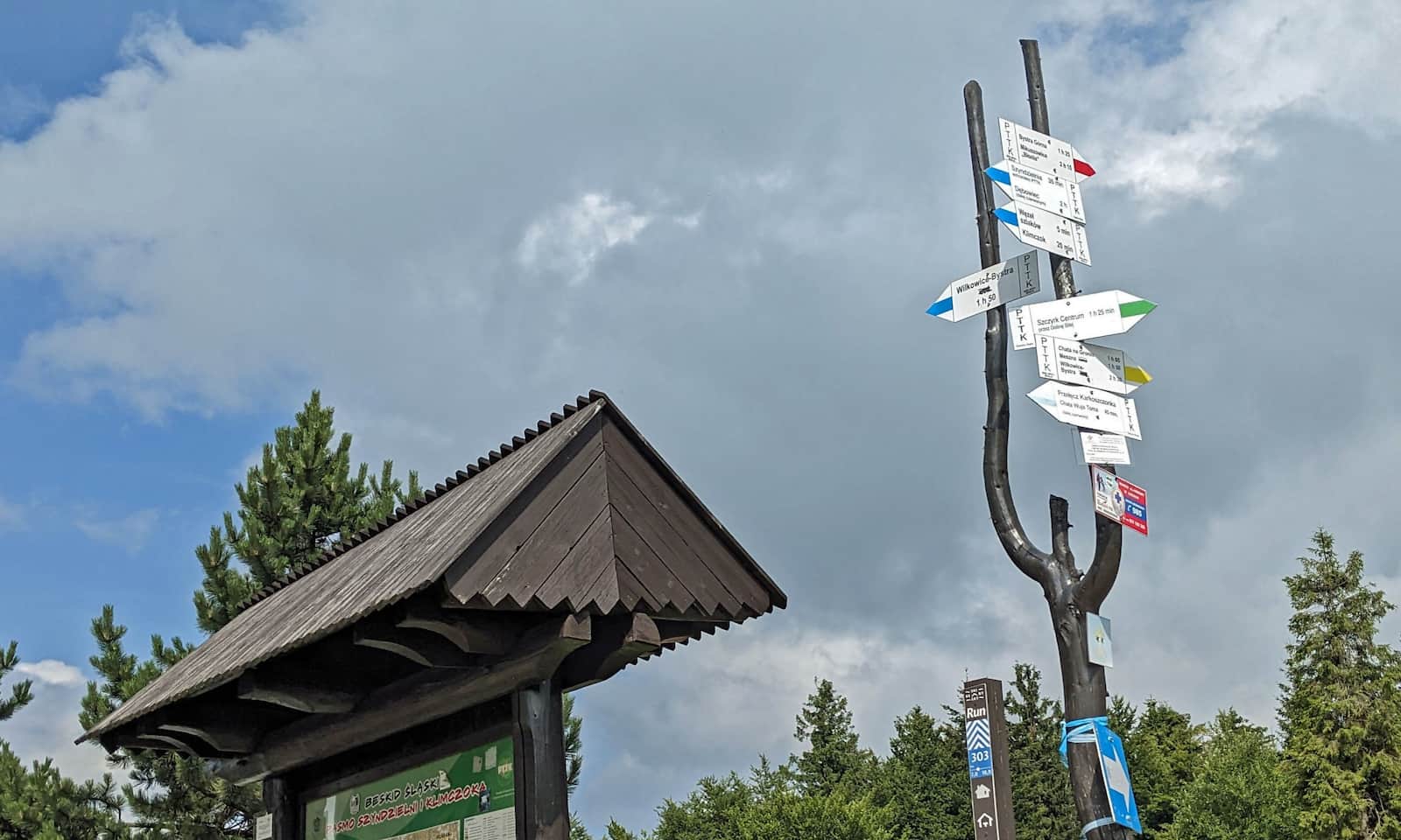 Klimczok - wszystkie szlaki na szczyt