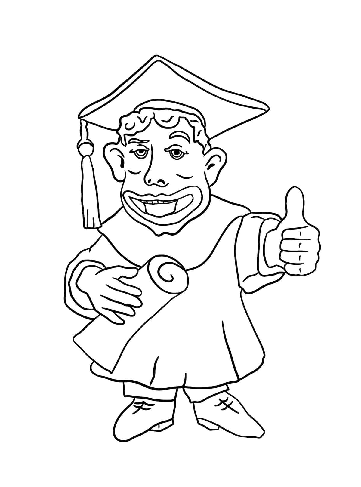 Maszkaron Żak, Tarnów - kolorowanka dla dzieci