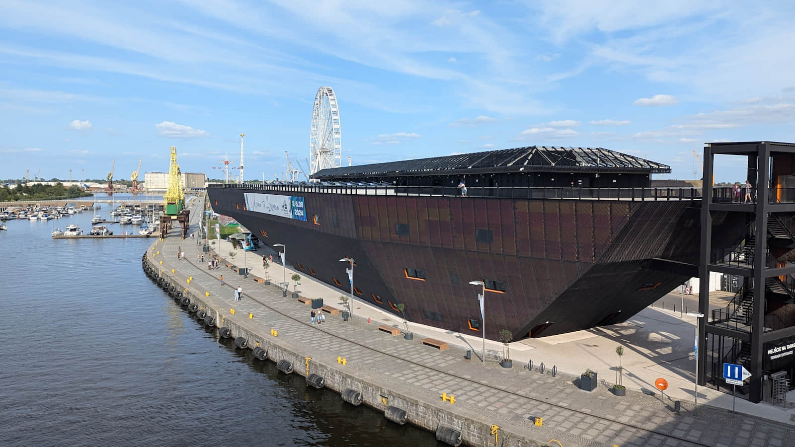 Taras widokowy na szczycie Centrum Nauki Morskiej