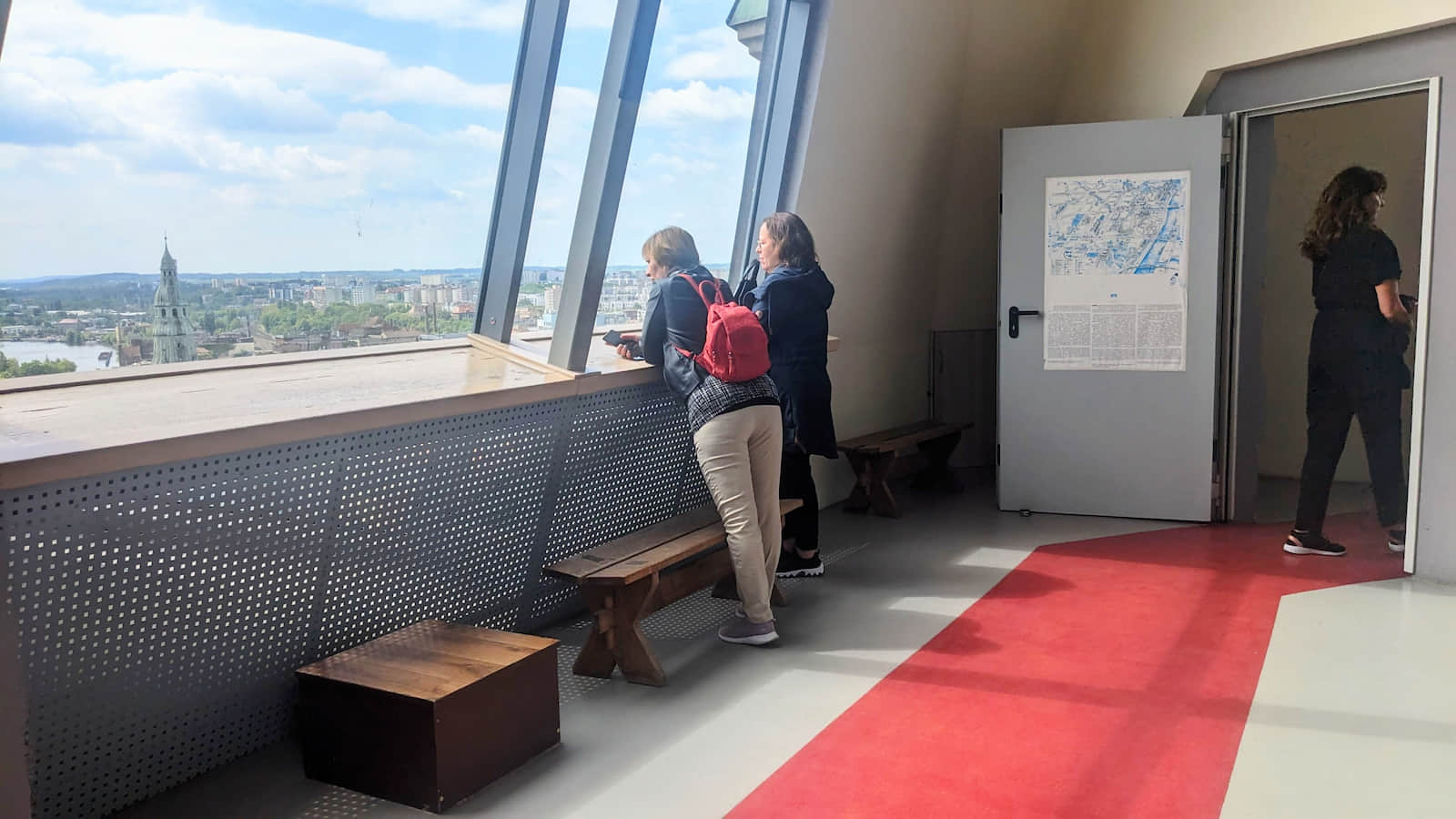 Taras widokowy na wieży bazyliki archikatedralnej