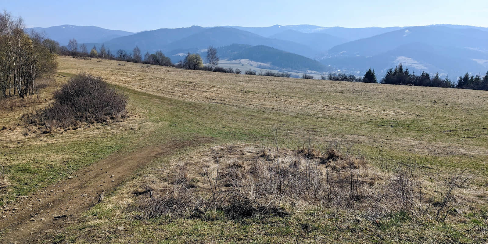 Widok z Potaczkowej na południe