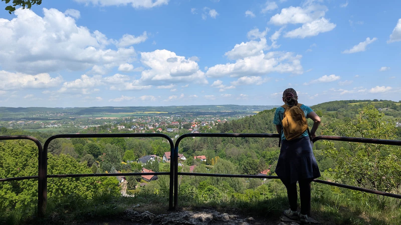 Punkt widokowy na Dębowej Górze w Nielepicach