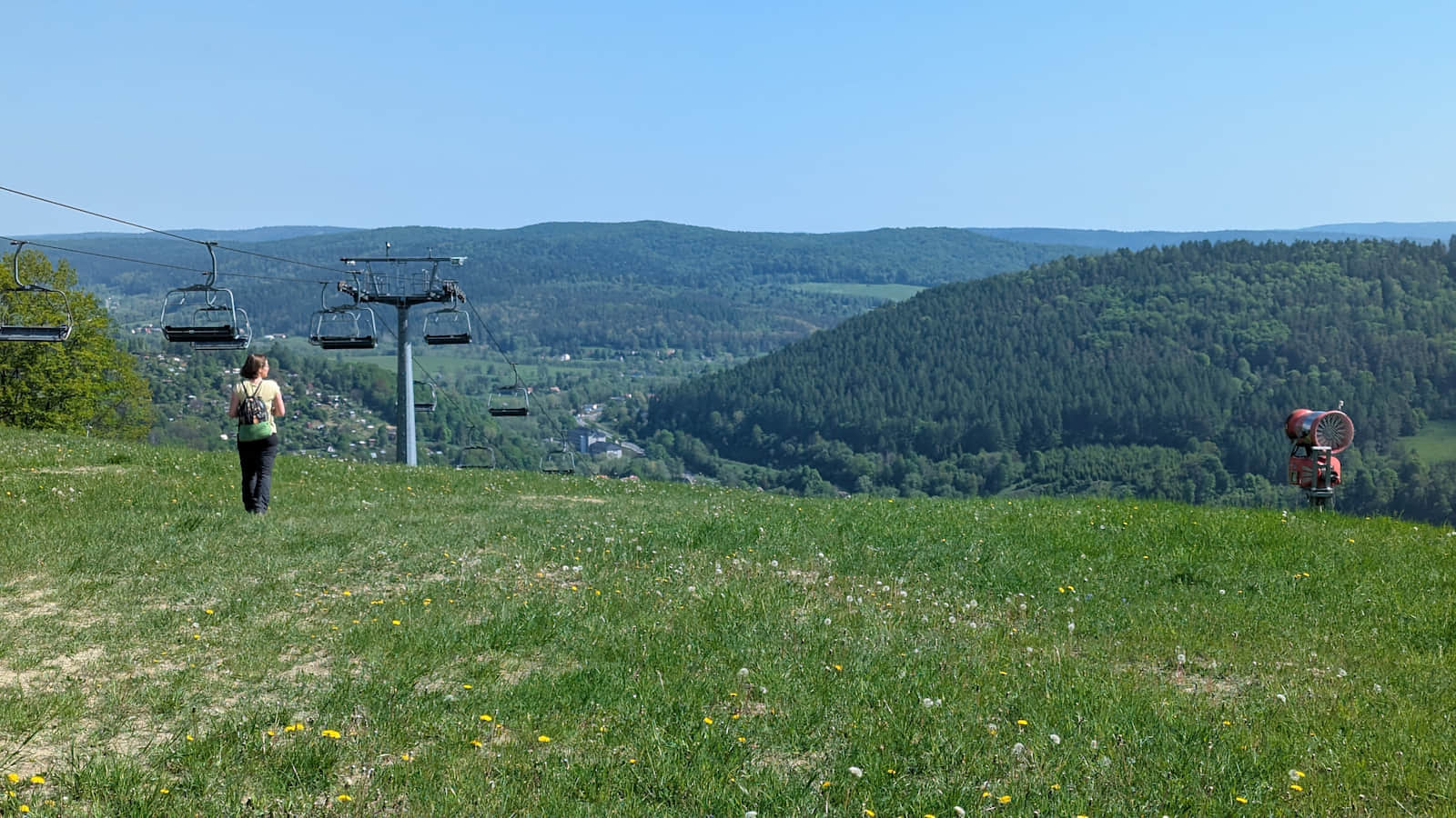 Gromadzyń - widok ze szczytu