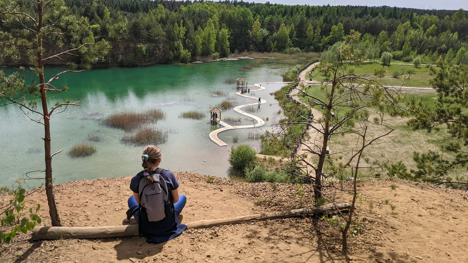 Park Gródek w Jaworznie - spacer górą kamieniołomu