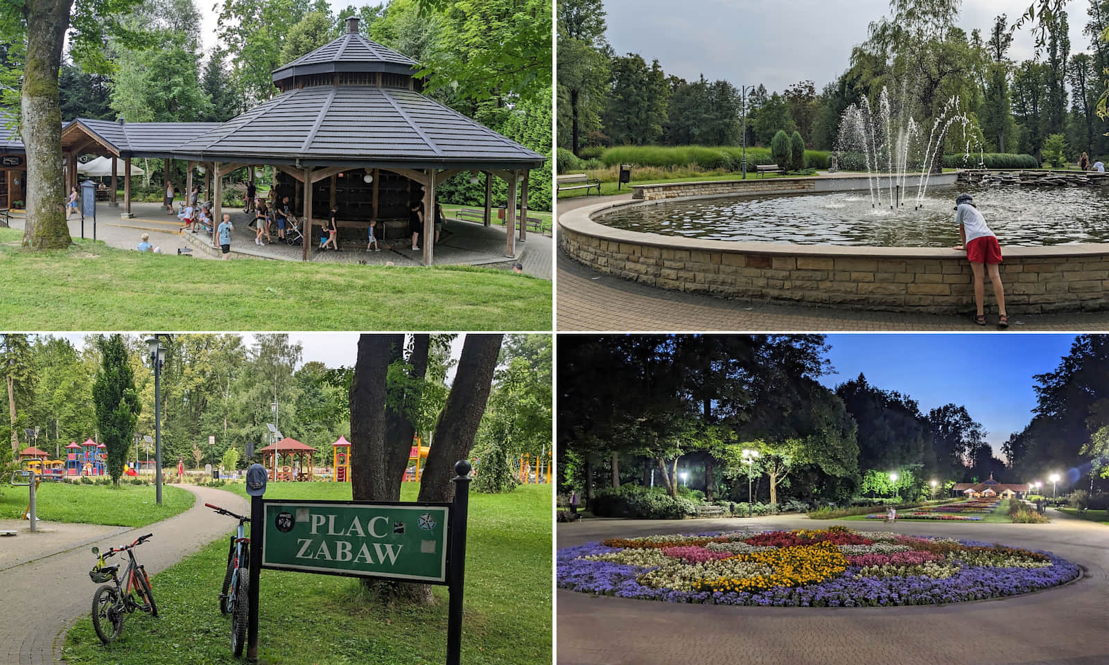 Park Zdrojowy w Rabce-Zdroju i jego atrakcje