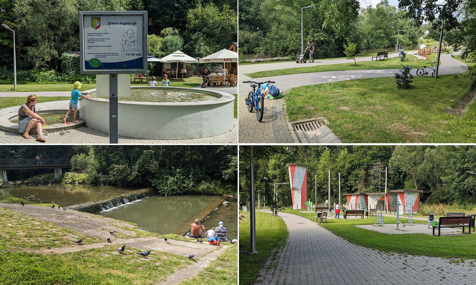 Bulwary nad Poniczanką w Rabce-Zdroju