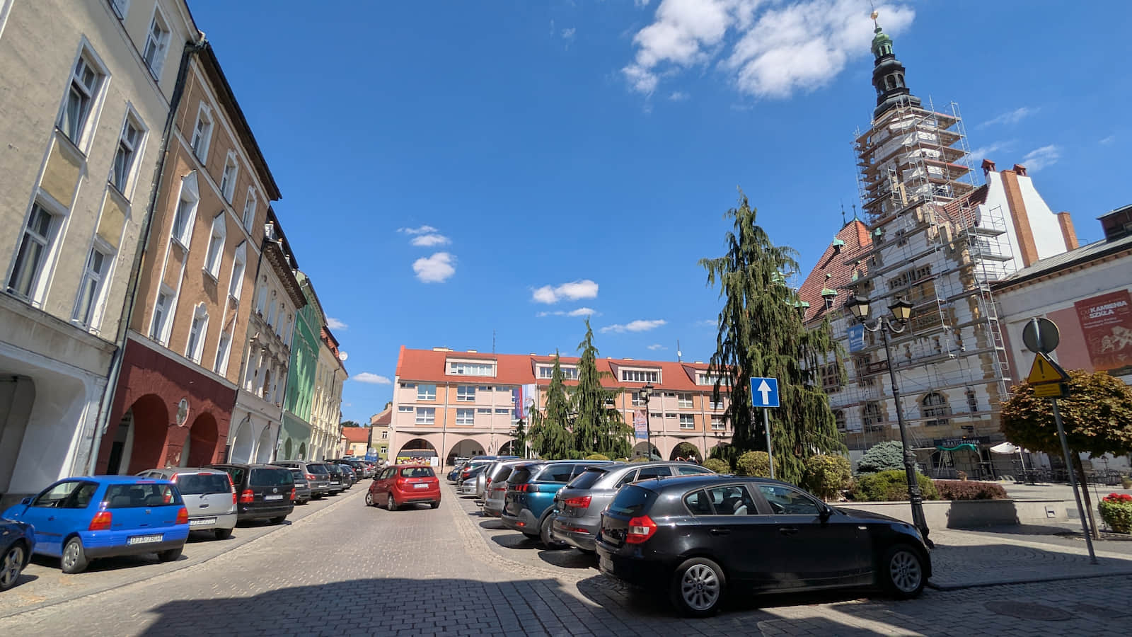 Rynek w miejscowości Jawor