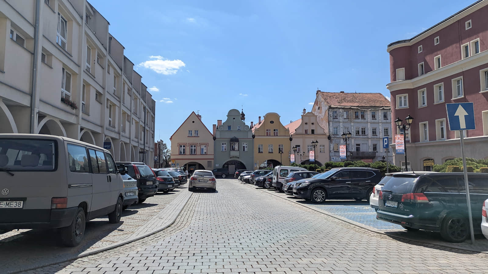 Rynek w miejscowości Jawor