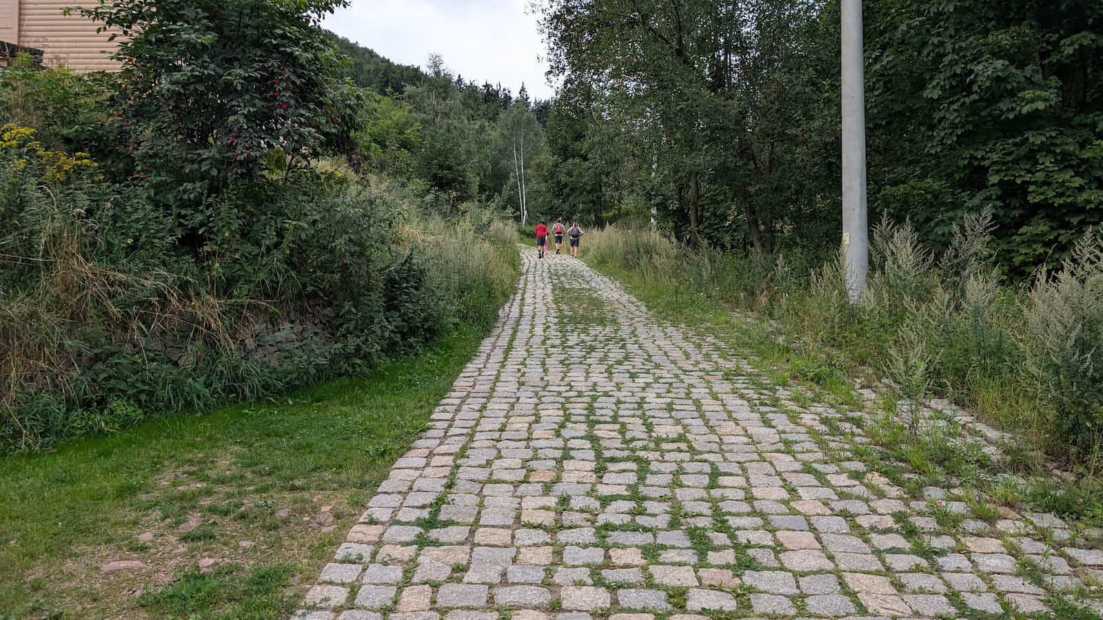 Droga z parkingu do Przełęczy Koziej