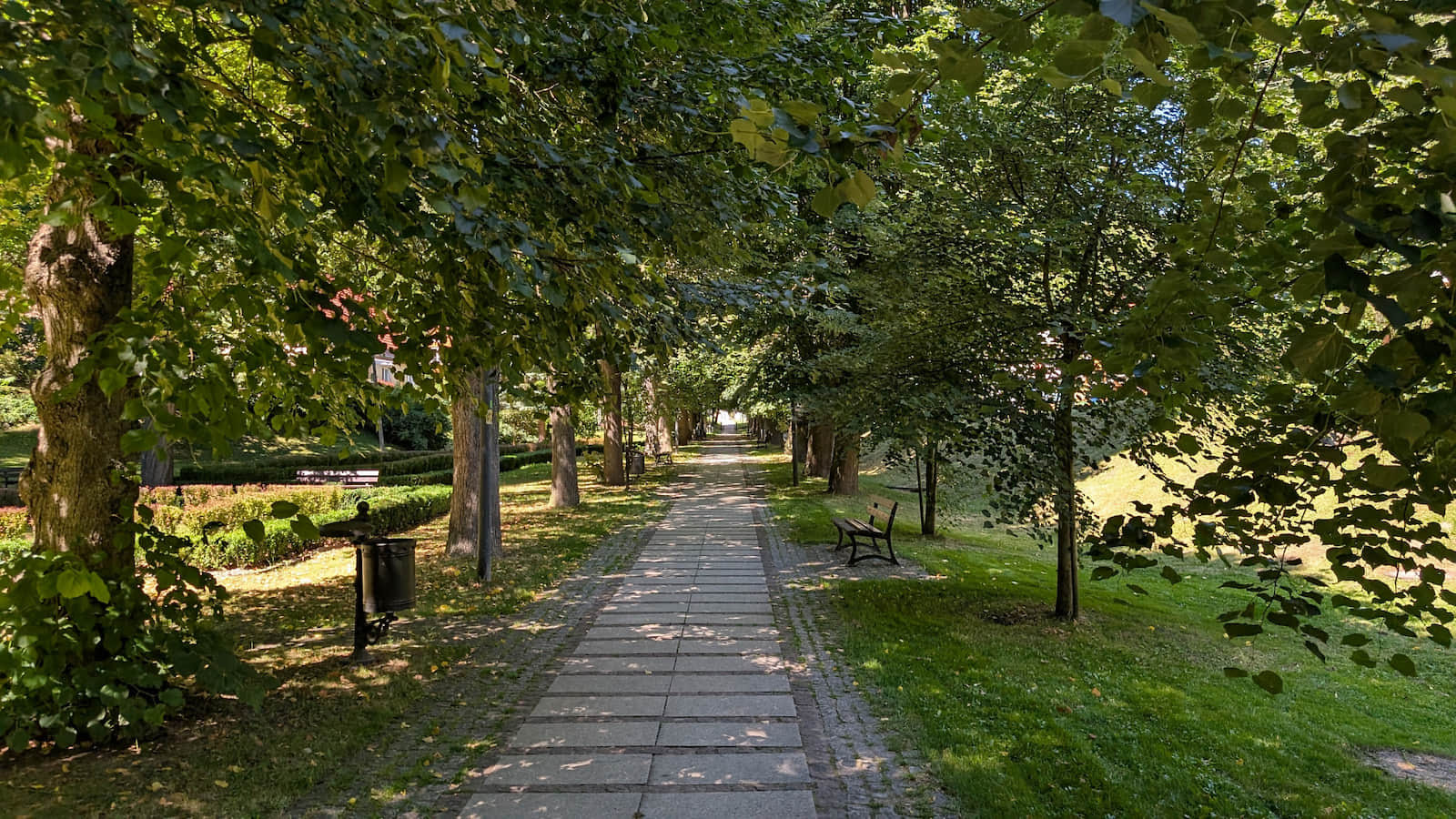Szlak miejski łączący parki