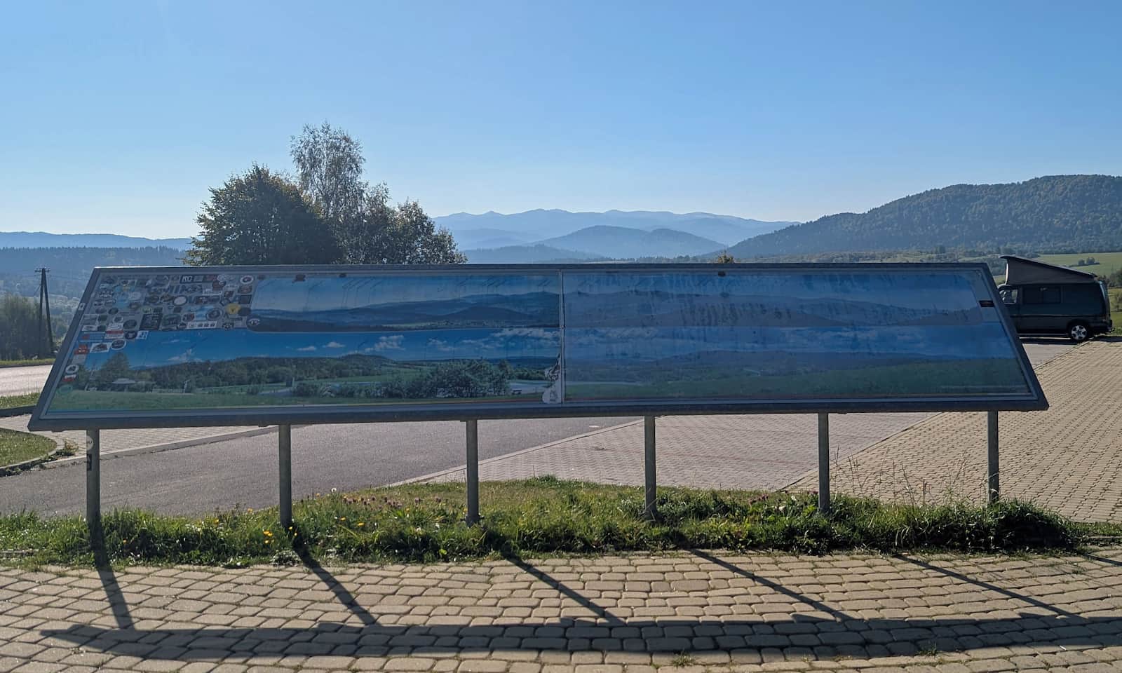 Punkt widokowy Kaczmarewka w Lutowiskach - opis panoramy