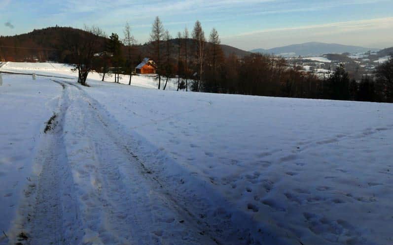 Glichowiec Range ahead! (in the background, on the right: Ciecień)