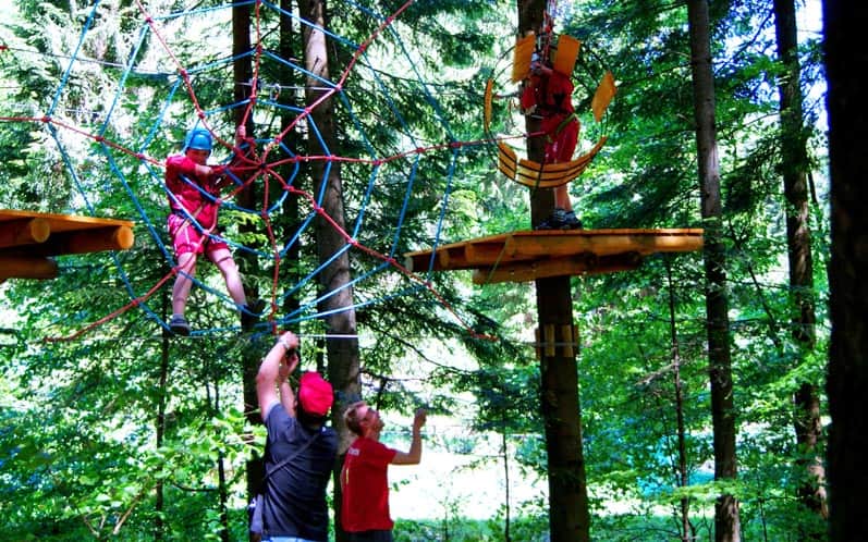 ABlandia Rytro: trasa żółta z pajęczyną