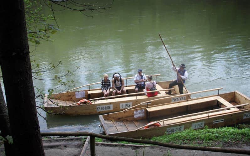 Pienińska Droga - flisacy