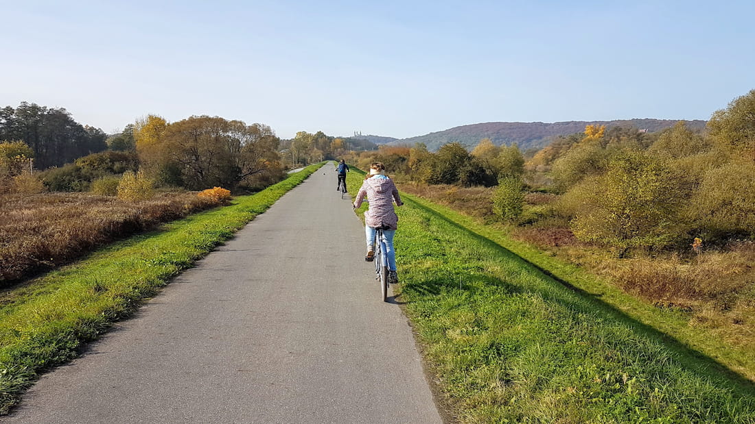Ścieżka rowerowa do Tyńca.