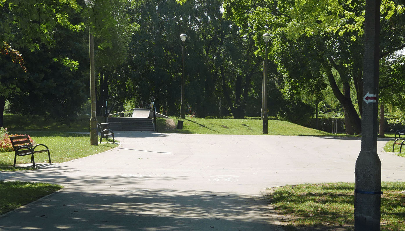 Park Krowoderski - czerwony szlak