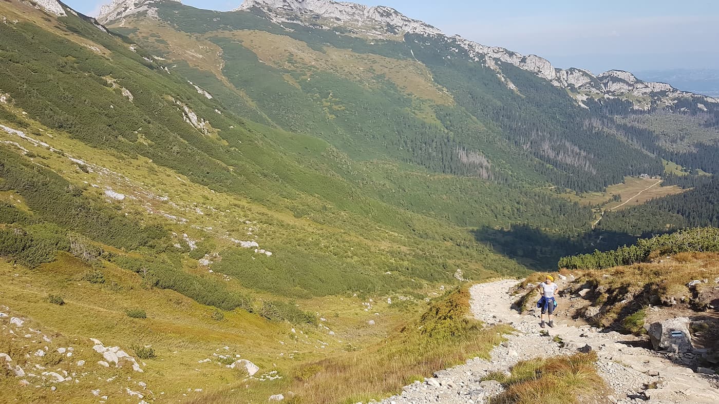 Ascent to Suchy Wierch