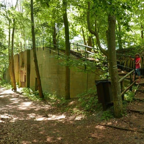 Biała Góra - permanent artillery batteries, historical and nature trail