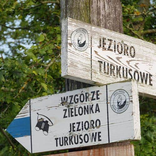 Niebieski szlak na Wyspie Wolin