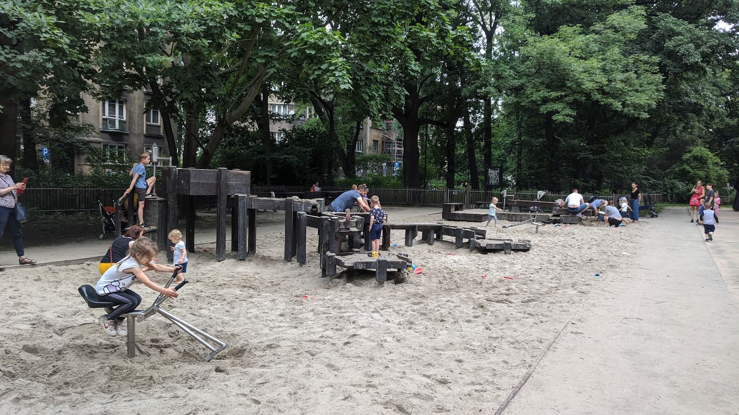 Park Krakowski - plac zabaw