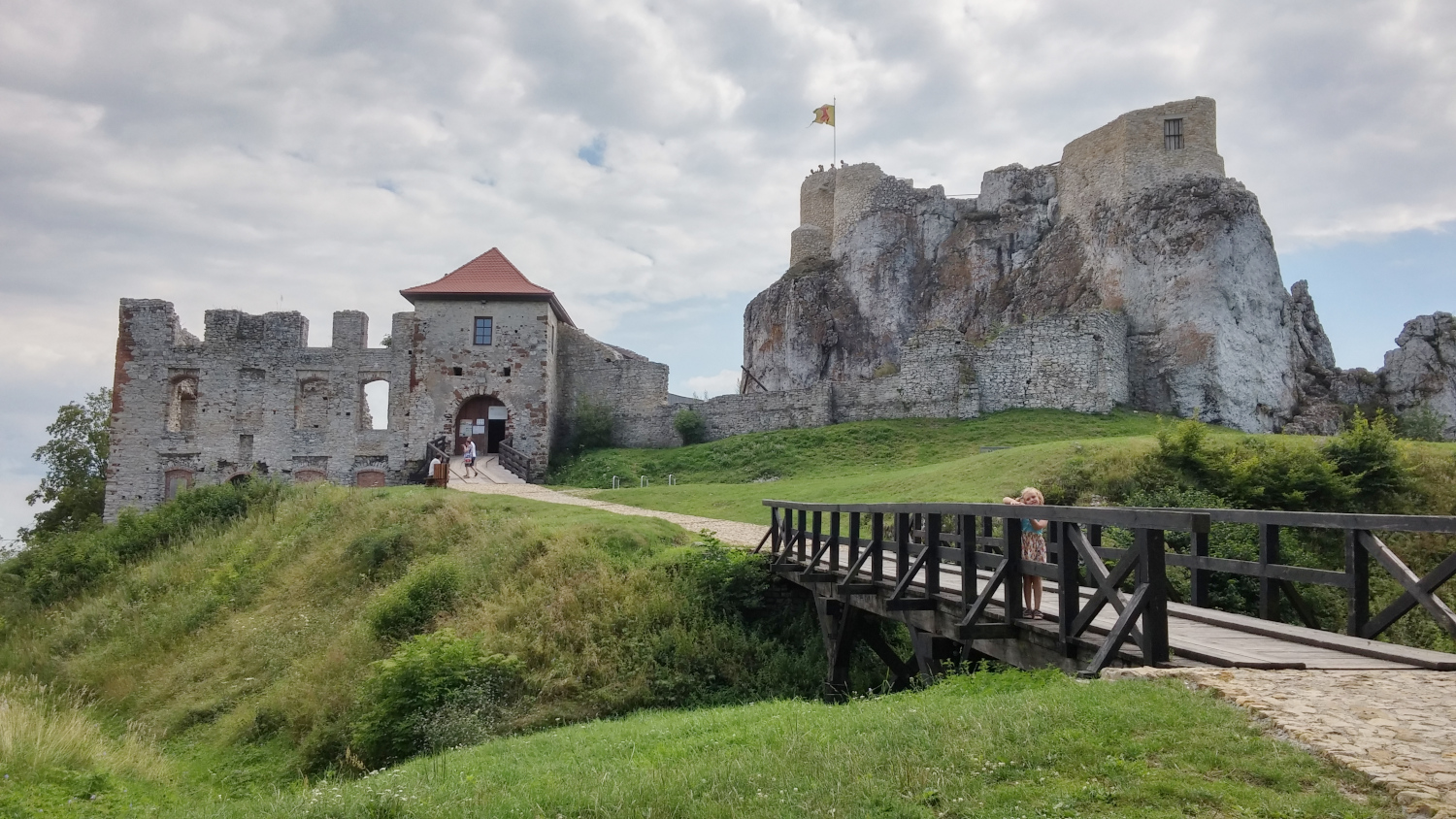 Zamek Rabsztyn w okolicach Olkusza