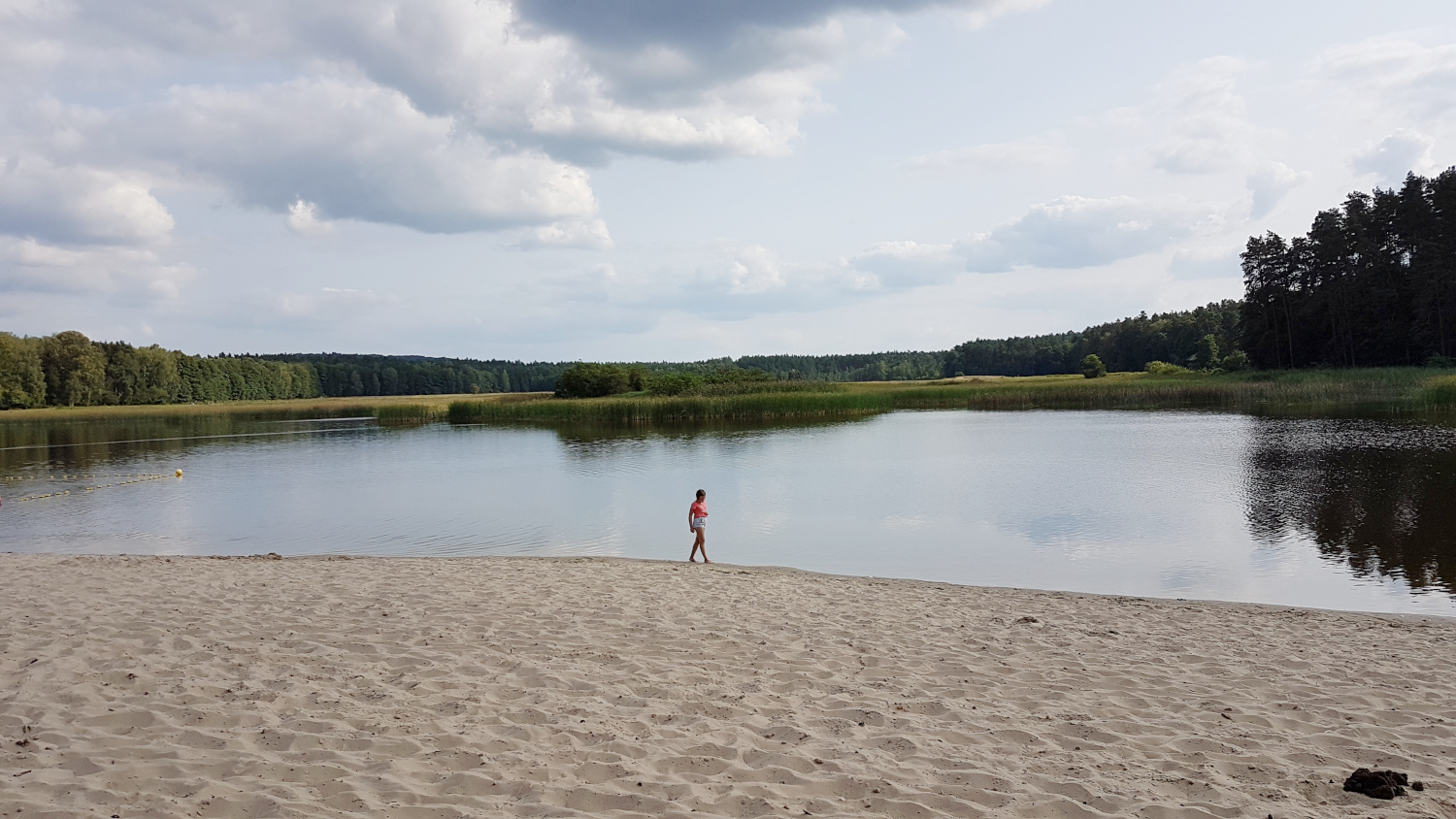 Stawy Echo w Roztoczańskim Parku Narodowym w Zwierzyńcu - poza sezonem. Fot. Adelina