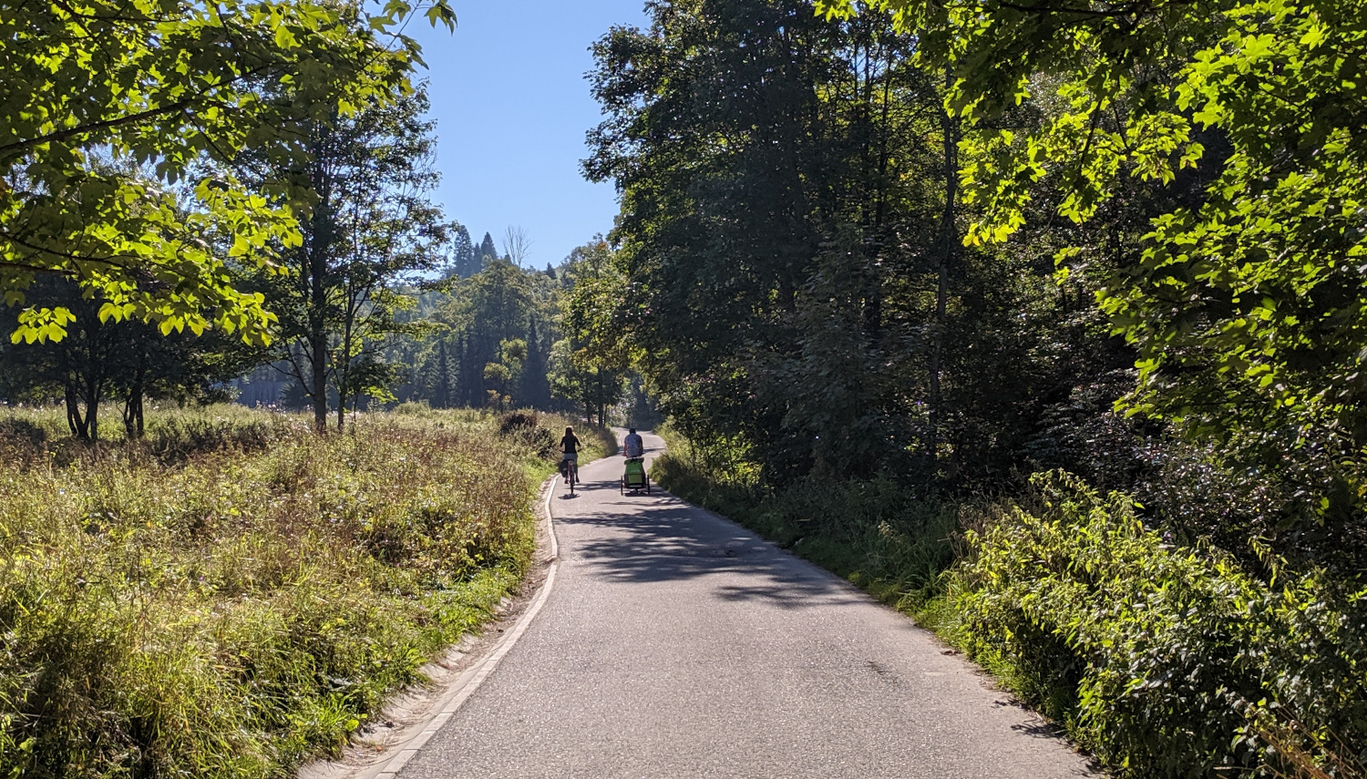 Route to the reserve from Jaworki