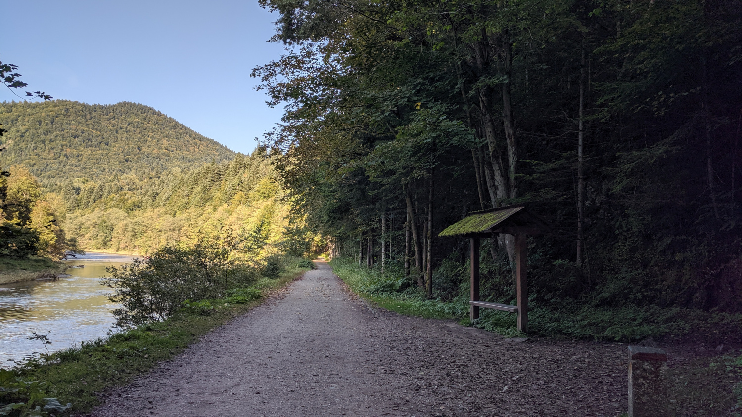 Route on the Slovak side