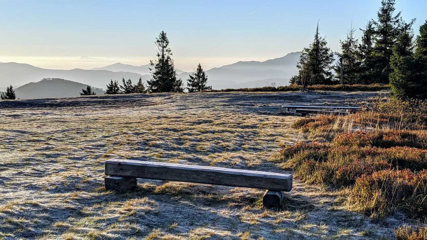 Wielka Racza - poranny przymrozek