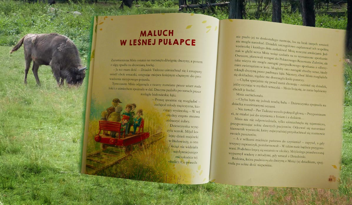 A. Cholewińska-Szkolik, Misia i jej mali pacjenci. W krainie żubra, wyd. Zielona Sowa