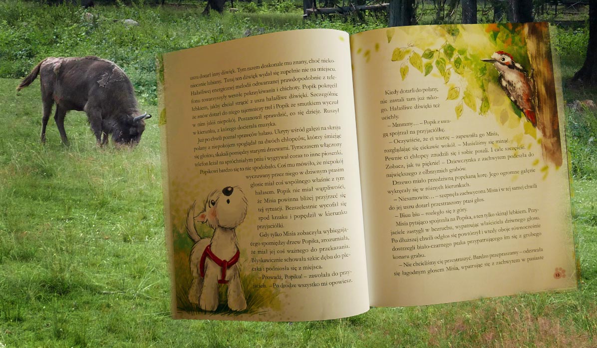 A. Cholewińska-Szkolik, Misia i jej mali pacjenci. W krainie żubra, wyd. Zielona Sowa