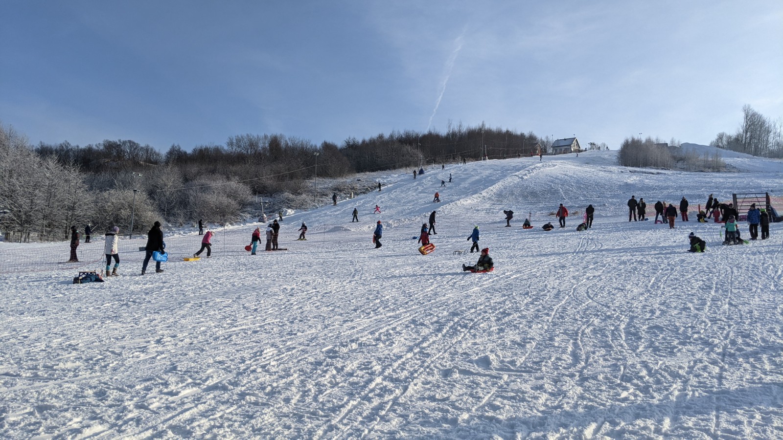 Podstolice Ski - górka do zjeżdżania na sankach