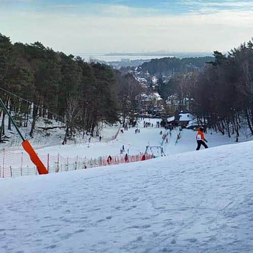 Narty nad morzem: Łysa Góra, Sopot