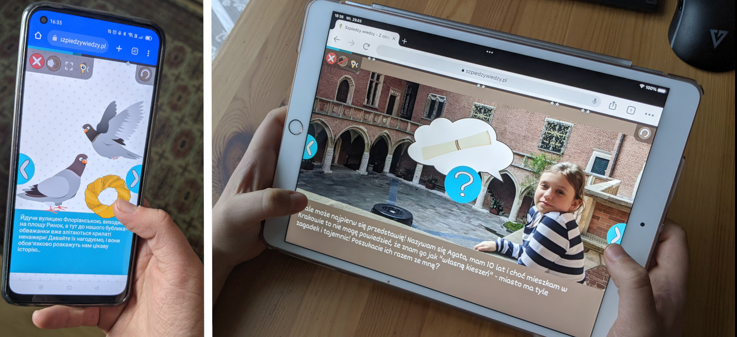 Multimedialny przewodnik dla dzieci po Krakowie