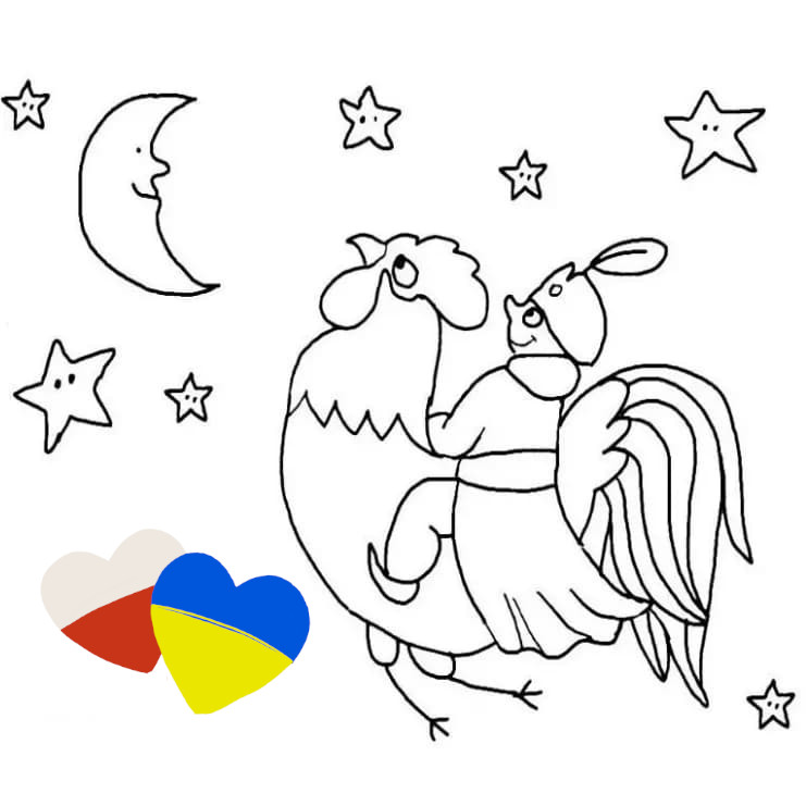 Kolorowanki krakowskie legendy w języku ukraińskim