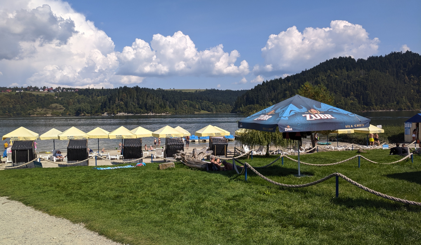 Plaża w Niedzicy
