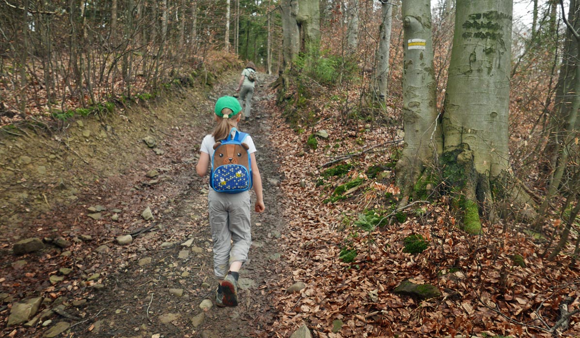 Ascent to Jałowiec from Przełęcz Opaczne