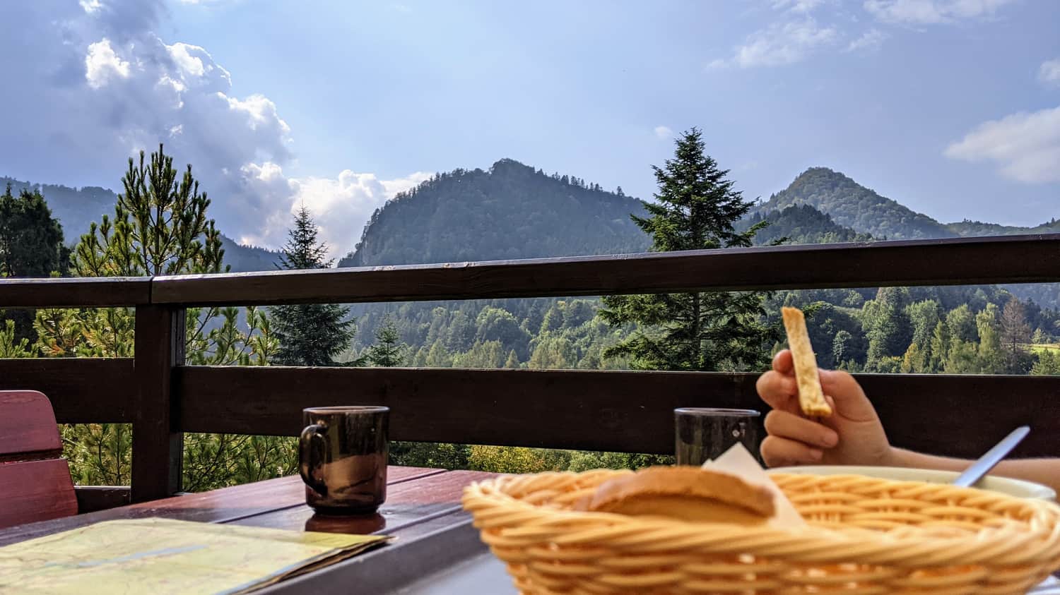 Widok ze schroniska PTTK Orlica