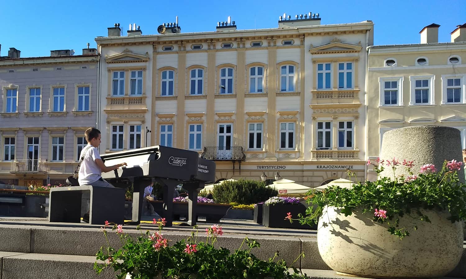 Piano in the Market Square in Rzeszow