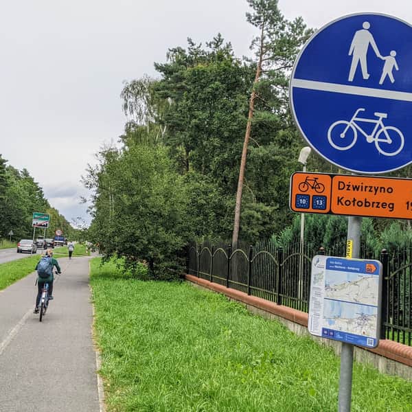 Trasa rowerowa Mrzeżyno-Dźwirzyno-Grzybowo (Velo Baltica R10)