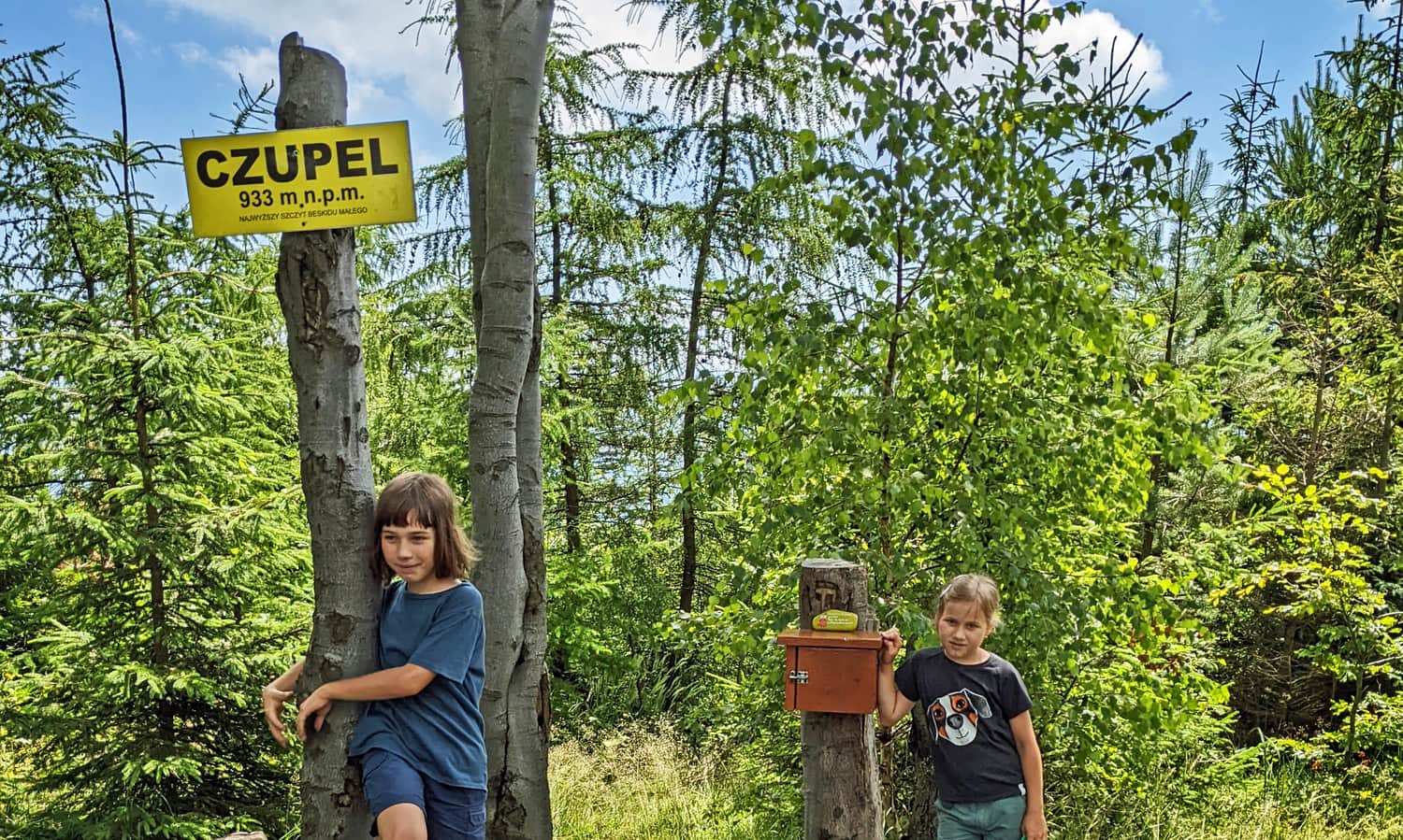 Czupel, the highest peak of the Beskid Mały - 1 of 2 peaks