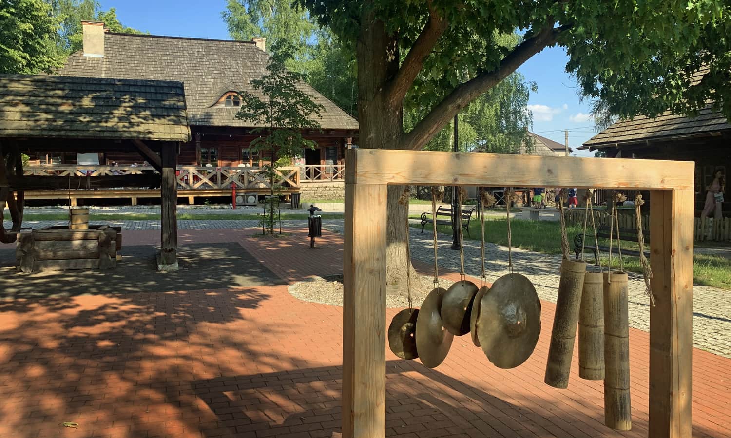 Nadwiślański Ethnographic Park in Wygiełzów - playground