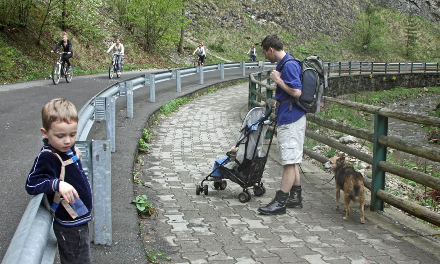 Dolina Lesnickiego Potoku, Pieniny słowackie