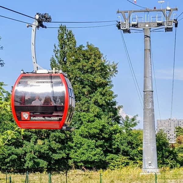 Polinka Cable Car in Wrocław