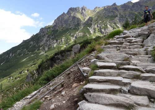czerwony szlak na Czarny Staw