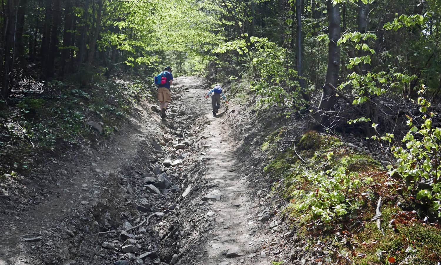 Blue trail to Gorc - the first 