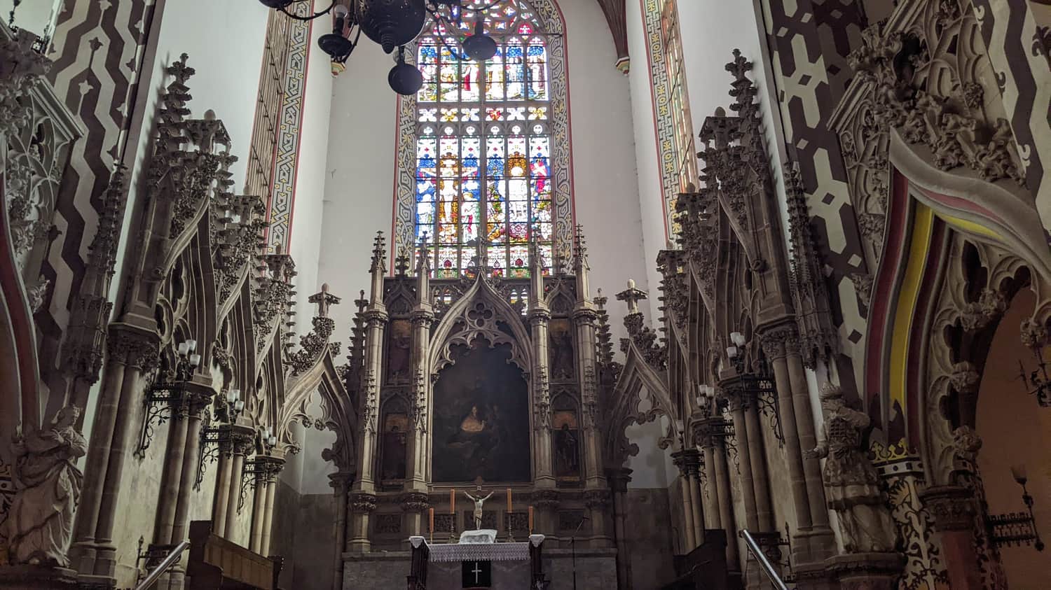 Ołtarz - kościół Mariacki w Legnicy