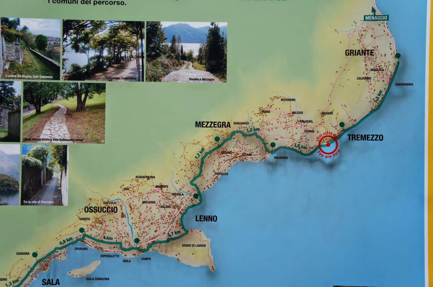 Green Way - Trail along Lake Como